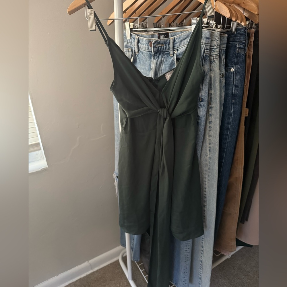 ASOS Green Mini Sundress - Picture 2 of 4